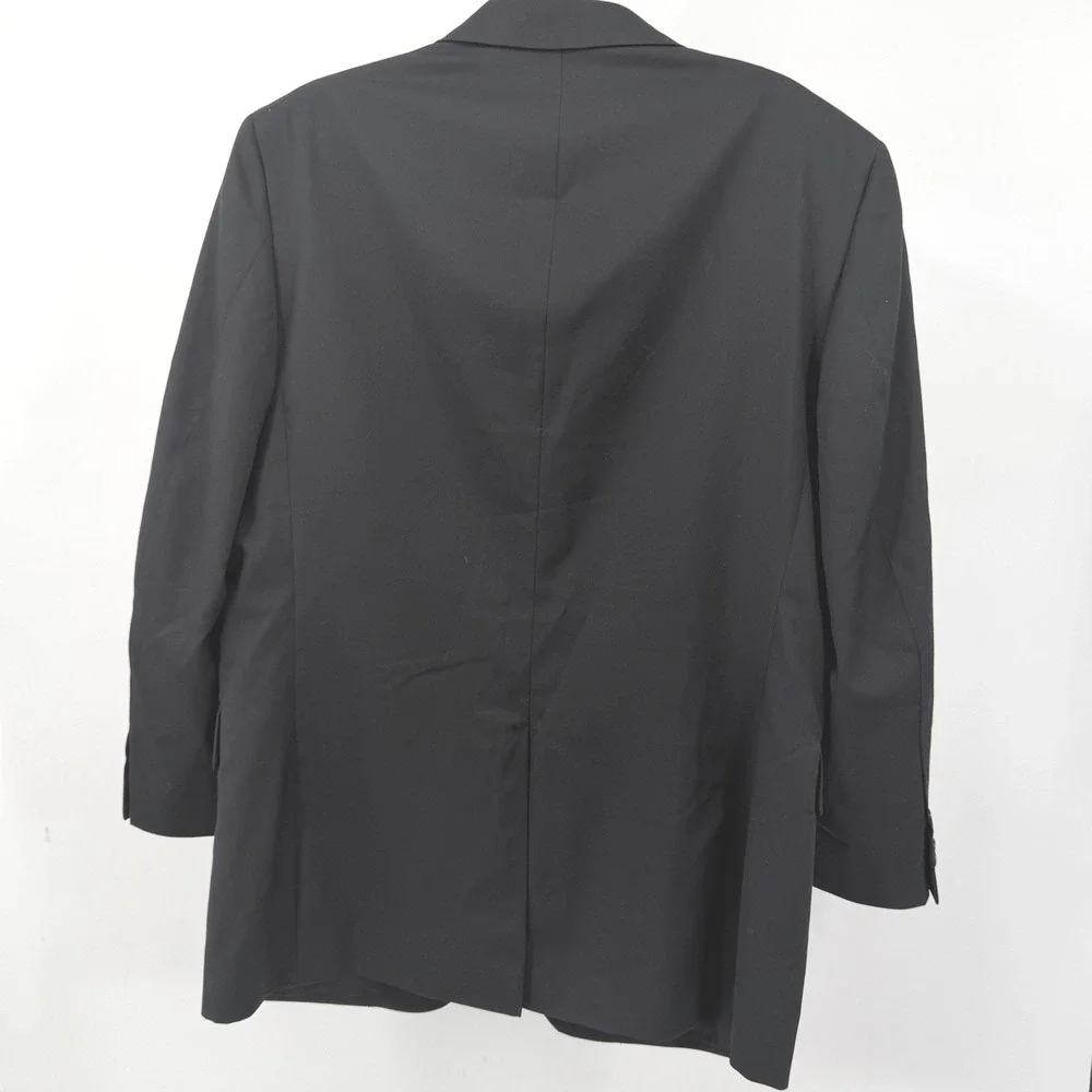 Jos. A.‎ Bank Mens 42R Sport Coat Blazer Black Signature Collection 100% Wool
